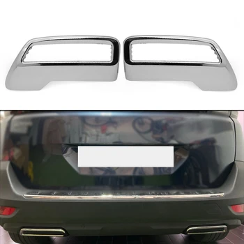 

For Peugeot 3008 5008 Allure Access 2016 2017 2018 2019 Exhaust Muffler Pipe Tail Cover Rear Exhaust End Pipe Cover Chrome Trim