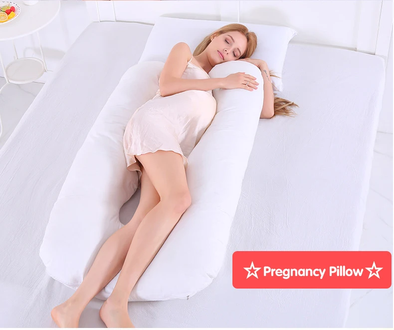 IMBABY u-образная хлопковая Подушка для беременных подушки для кровати постельное Белье для сна сбоку Подушка для беременных