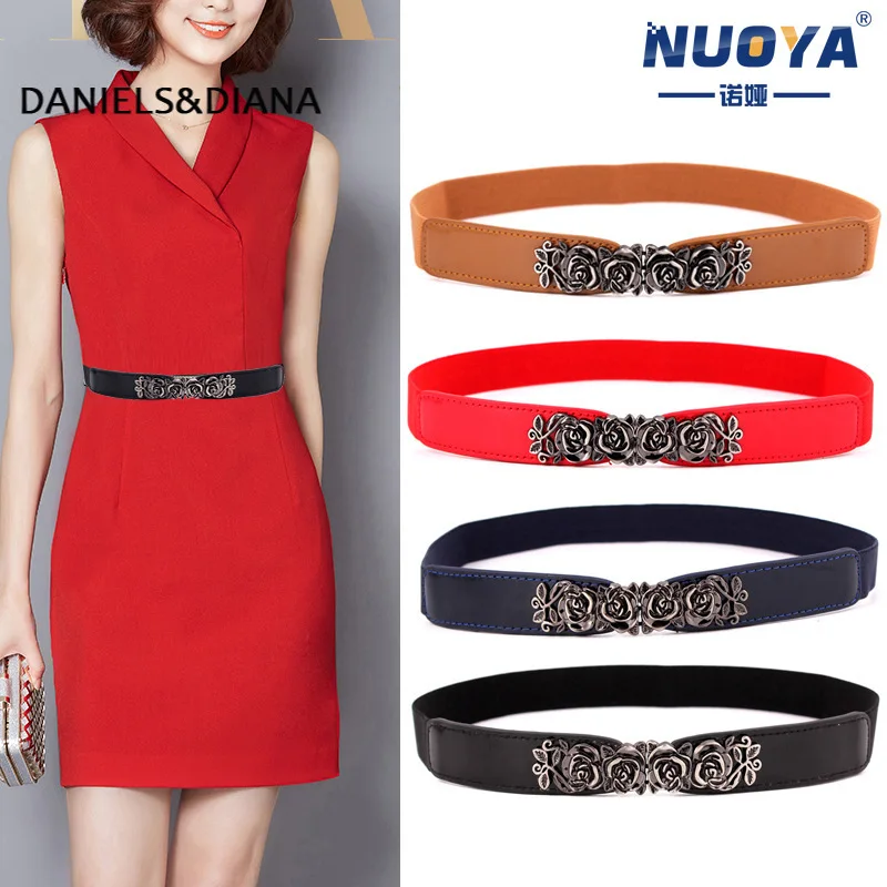 

New Unisex Buckle-Free Elastic Belt For Jeans Pants Dress Stretch Waist For Women Men No Buckle Without Buckle free Belts H111