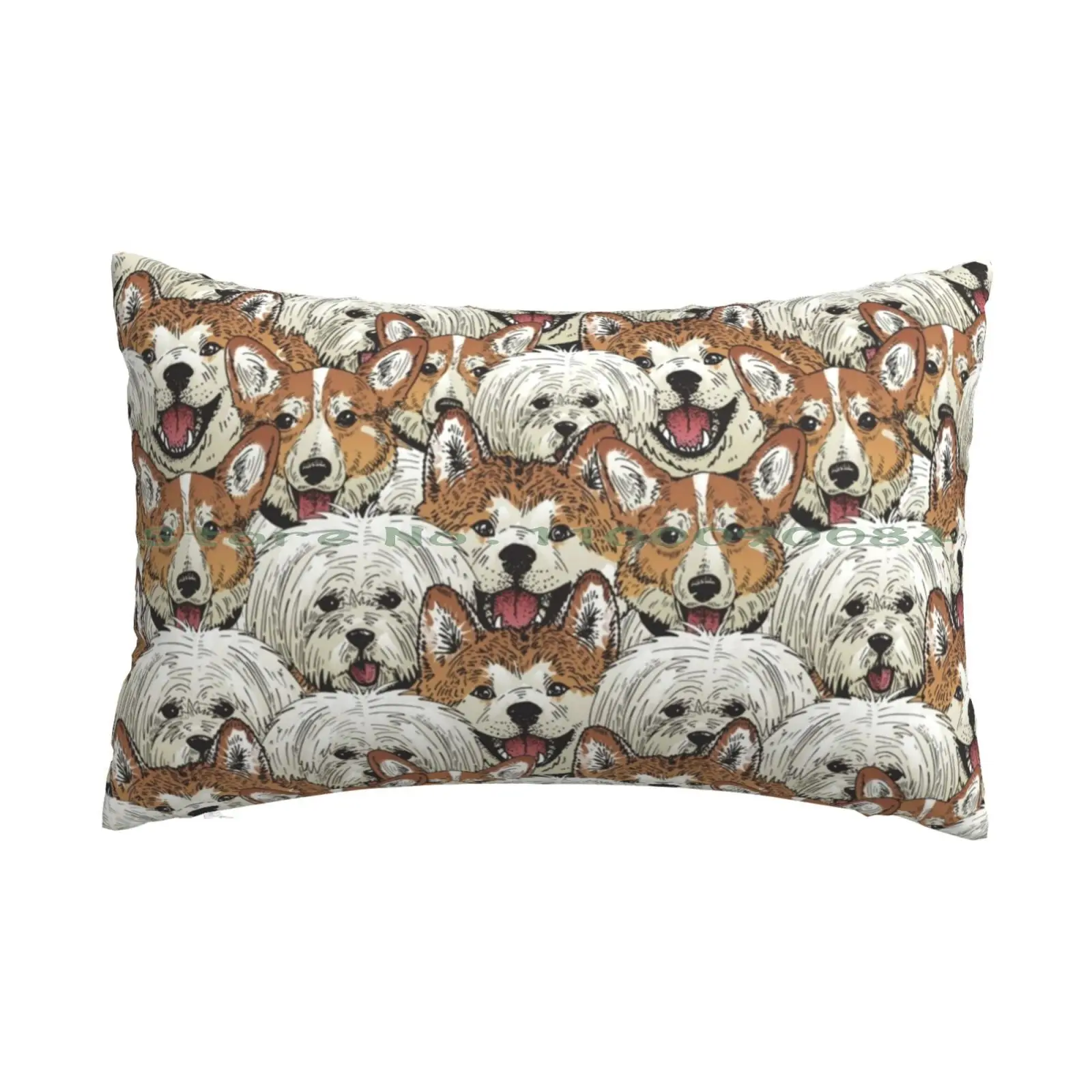 Husky E Papillon Federa Per Cuscino Modello Cane 20X30 50*75 Divano Camera Da Letto Carrello Sicilia Bandiera Sicilia Bandiera Carrettu Ruota Sicilia