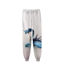 Pokemon cosplay теплый поп 3D модные высококачественные повседневные узкие брюки