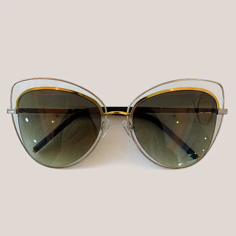 No.4 Sunglasses Брендовые дизайнерские солнцезащитные очки, женские винтажные очки кошачий глаз, женские очки UV400 - Цвет линз: No.4 Sunglasses
