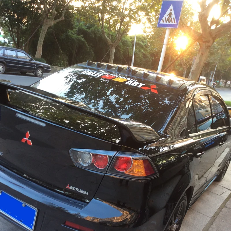Спойлер на крышу для Mitsubishi Lancer EX PP Primer 2008 2016|roof spoiler|shark fin spoilerroof wing |