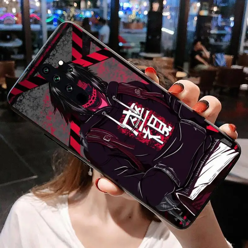 cases for xiaomi blue Tokyo Ghoul Trendy Anime Kaneki Ken Phone Case for Redmi 9A 8A 7 6 6A Note 9 8 8T Pro Max Redmi 9 K20 K30 Pro phone cases for xiaomi Cases For Xiaomi