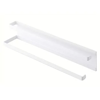 

Multi-purpose Non-punch White Storage Rack and Paper Towel Rack for Bathroom