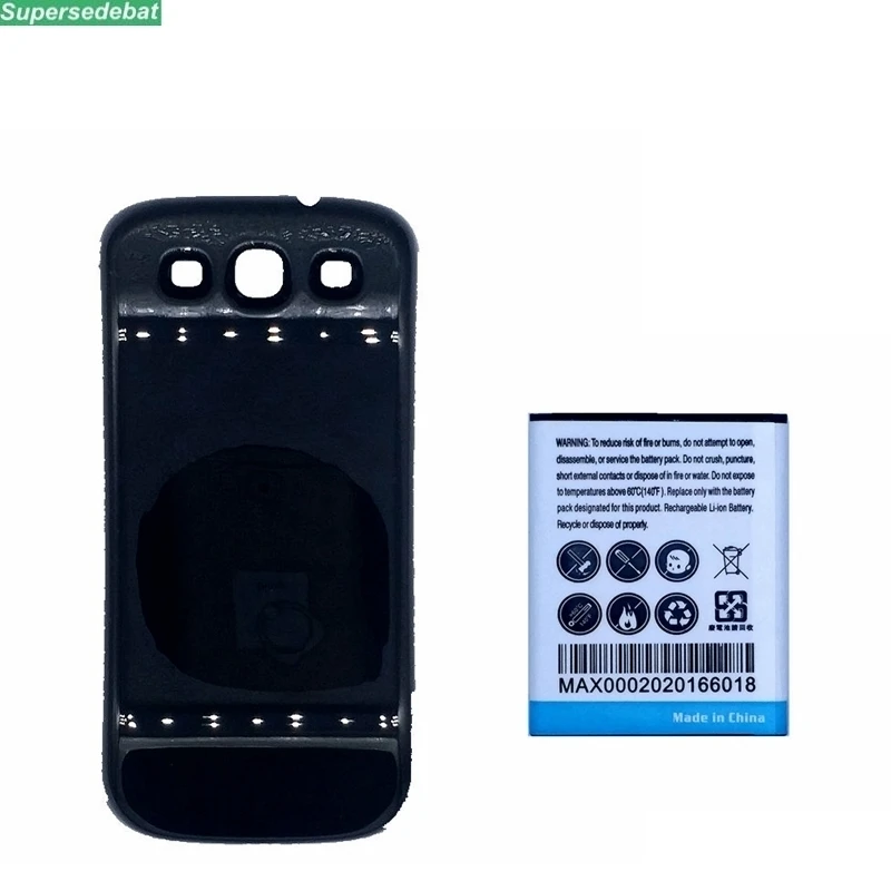 

Hot Sale EB-L1G6LLU li-ion Battery for Samsung Galaxy S3 i9300 3200mAh Replace Batteries Accumulator bateria with case