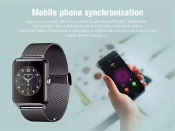 

Smart Watch Men Women Bluetooth Fitness Tracker Metal Strap Touch Wrist Smartwatch Support Sim TF Card For Android Sports Watch