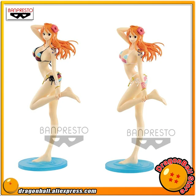 Banpresto One Piece Film Gold Glitter & Glamours Nami Movie Style Action  Figure (Gold Dress Version)