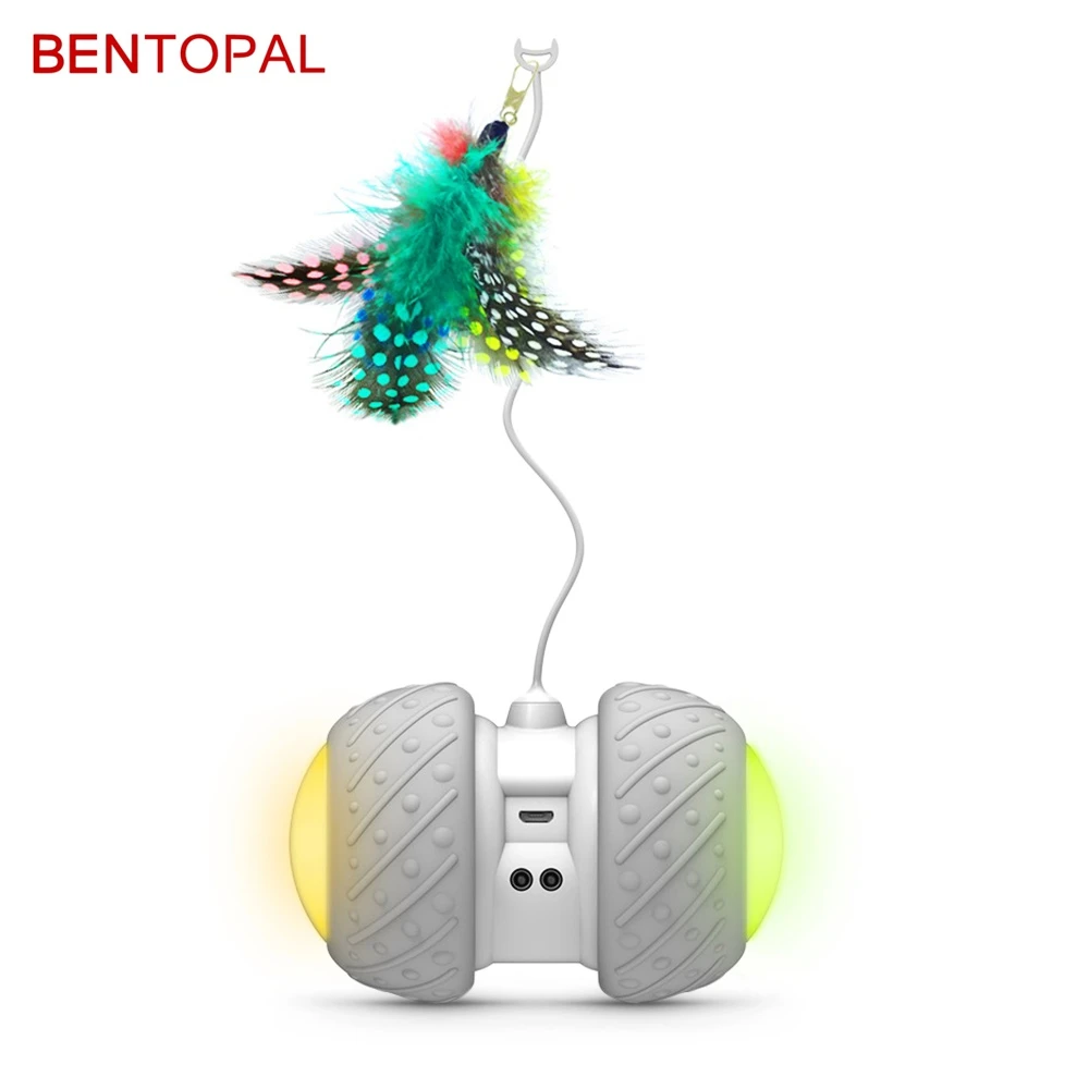 

Smart Electronic Cat Toy Automatic Sensing Obstacles LED Wheel