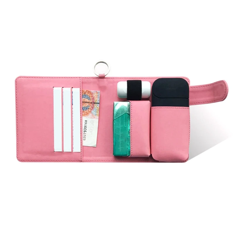 

Anti Scratch Protective Case PU Leather Wallet Style Box Card Holder Pouch Bag for IQOS 2.4 / IQOS2.4PLUS