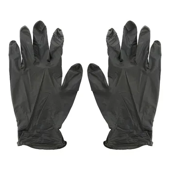 

NEW 50PC Rubber Comfortable Disposable Mechanic Nitrile Gloves Exam Gloves Garden Gloves For Home Cleaning Food Gloves CD