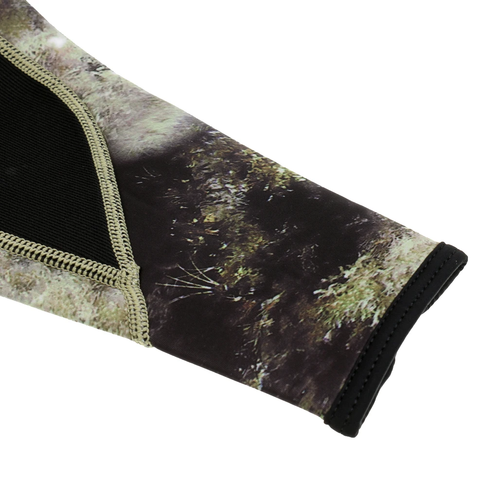 Premium Spearfishing Wetsuits 3mm Neoprene 2-Pieces Hoodie Snorkeling Full Suits Long Sleeve Neoprene Wetsuit Top for Men Women