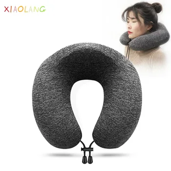 

1 Piece Folding Lightweight Nap Neck Pillow Office Car Airplane Sleeping Cushion U-shaped Memory Foam Travel Pillow Air Cushion
