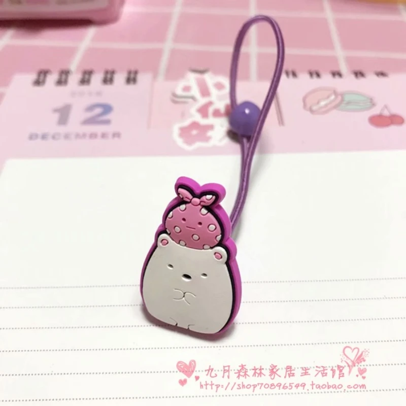 1 шт. кавайная биологическая резинка для волос Sumikko Gurashi Rilakkuma Детские аксессуары