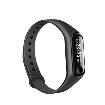 

TPU Band Reminder Heart Rate Monitor IP67 Waterproof Smart Bracelet Blood Pressure Sleep Monitor Adjustable Unisex OLED Screen