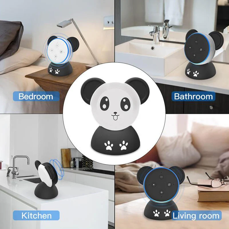 Подставка держатель для Echo Dot 3Rd, Встроенный кабель управления, домашний голосовой помощник панды настольная подставка аксессуары для Echo Dot(3Rd G