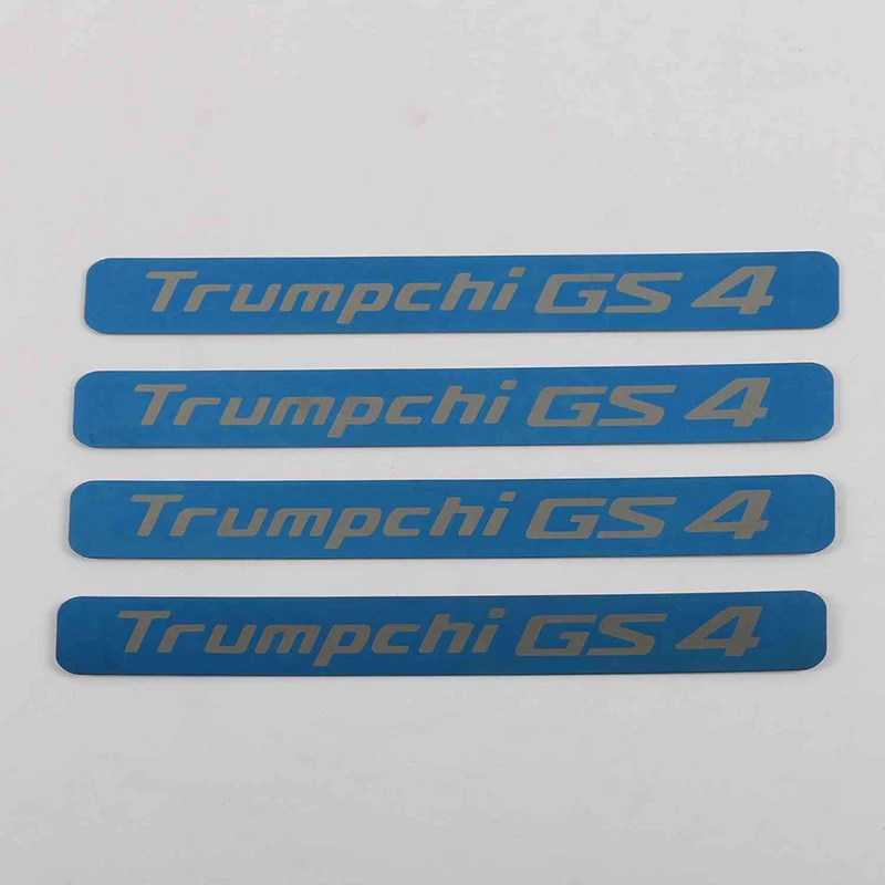 Lsrtw2017 для Trumpchi Gs4, порог порога, накладка, протектор, аксессуары для интерьера, молдинги из нержавеющей стали