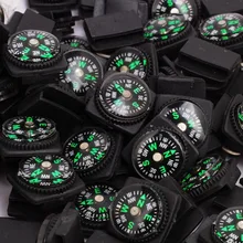 2 шт./лот, портативный ремень с пряжкой, Мини Компас для кемпинга, походов, путешествий, аварийный инструмент для навигации