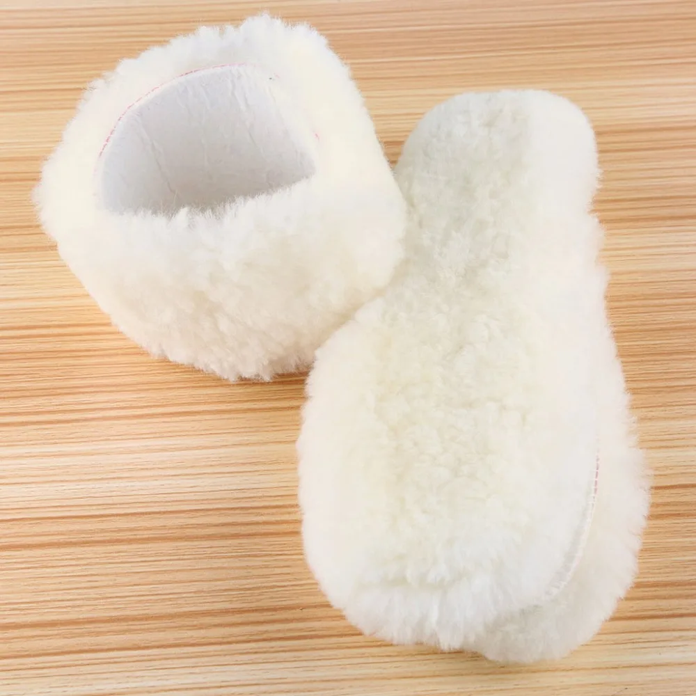 insoles for shoes Dishevelled Wool Warm Insole Cotton Snow Boots Sweat-Absorbent Warm wkladki do butow (4)