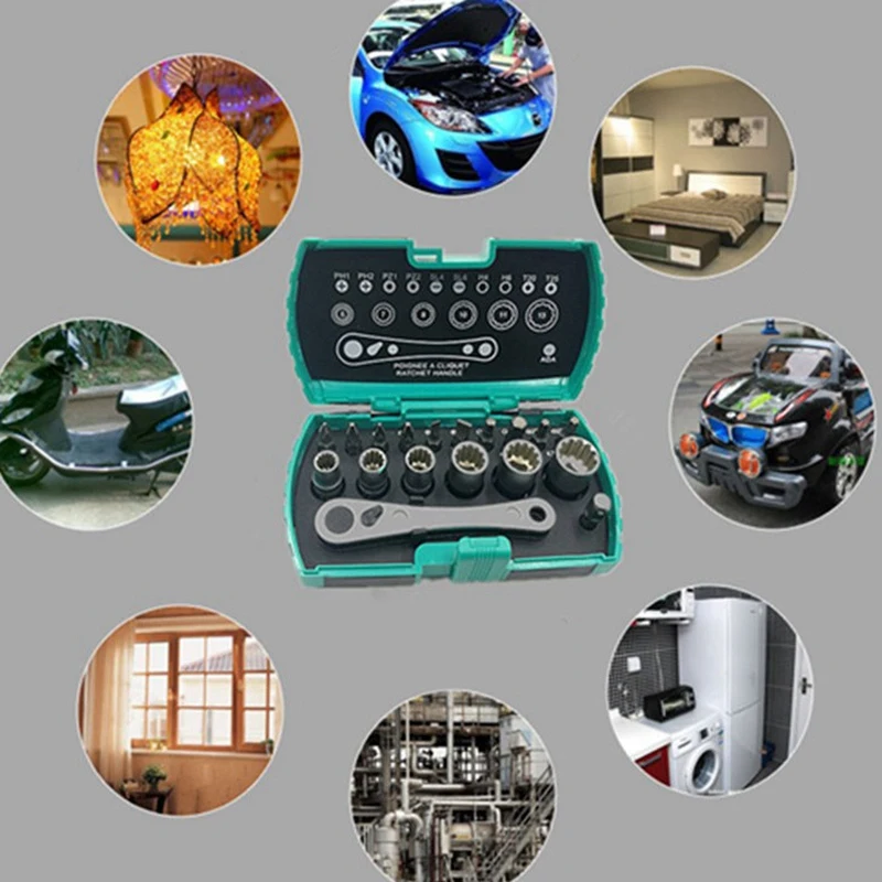 ELEG-Auto Moto Repair набор инструментов, муфта, трещотка, гаечный ключ, съемник, Арбор, набор инструментов, комбинированный костюм, аппаратные средства, инструменты для ремонта автомобиля
