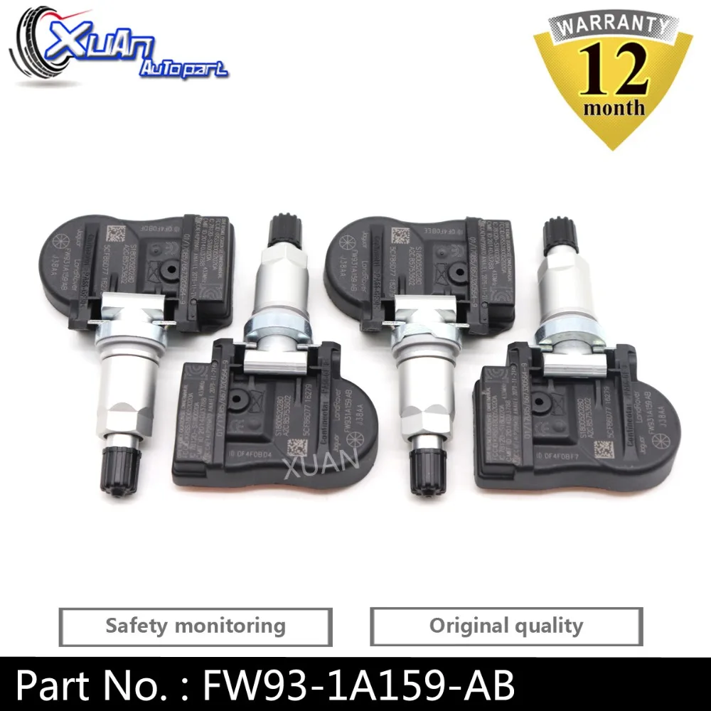 XUAN TPMS датчик давления в шинах FW93-1A159-AB для Land Rover LR4 Discovery Freelander Range Rover Jaguar F-TYPE 433 МГц