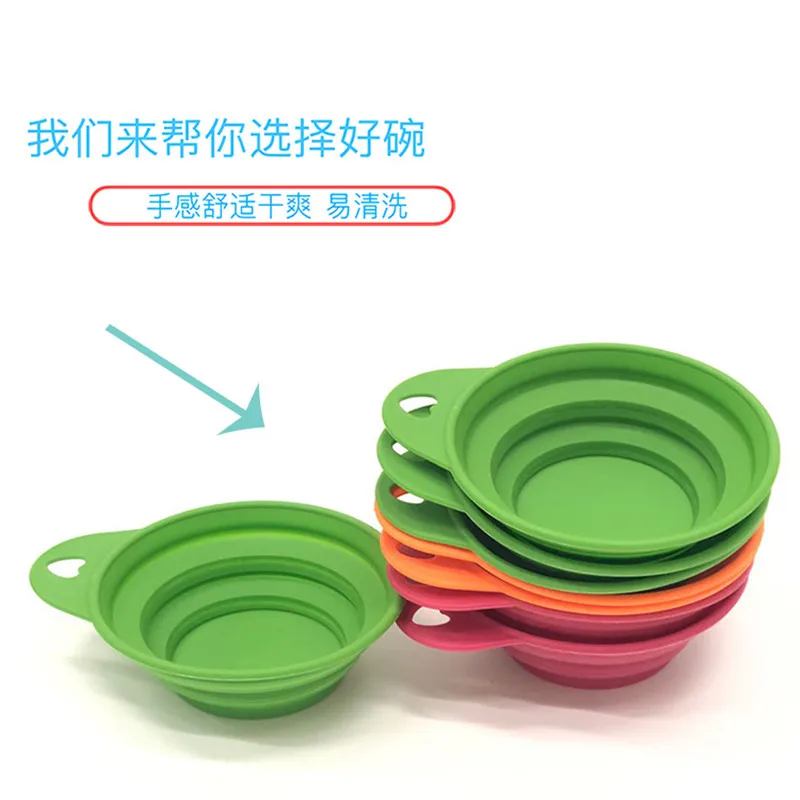 

Pet utensils, fold, portable, travel pet bowl, bowl of cat, dog food bowls