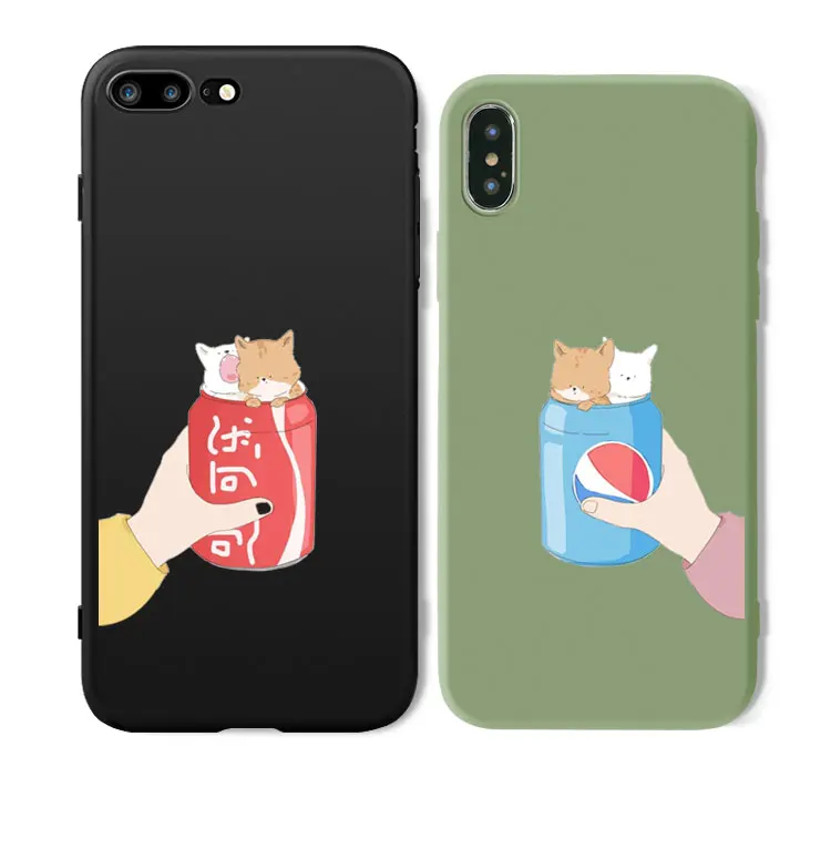 Милый мультяшный милый корги чехол для телефона iPhone X XR 6 6s plus милый защитный чехол для телефона iPhone Xs Max 7 8 plus