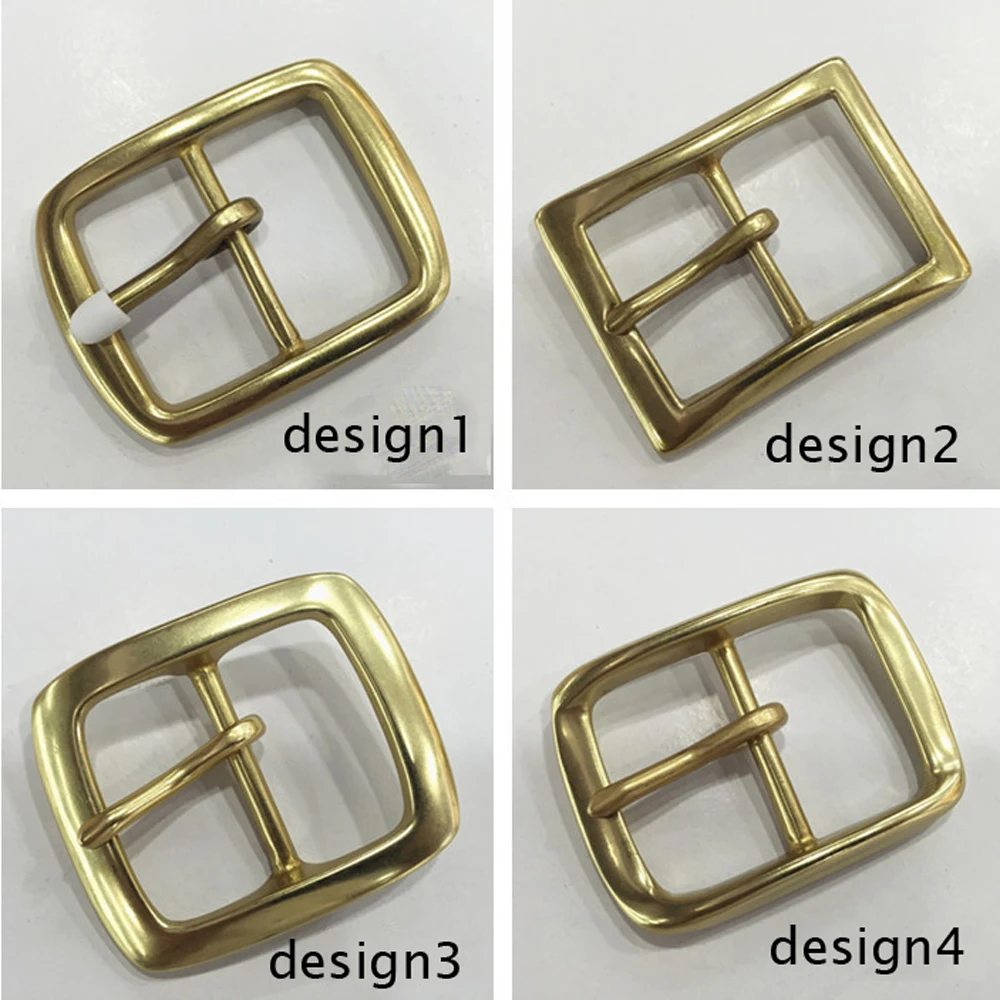 DIY Кожа ремесло Твердый латунный материал tri glide pin Пряжка ремня 4 0 см Внутренняя