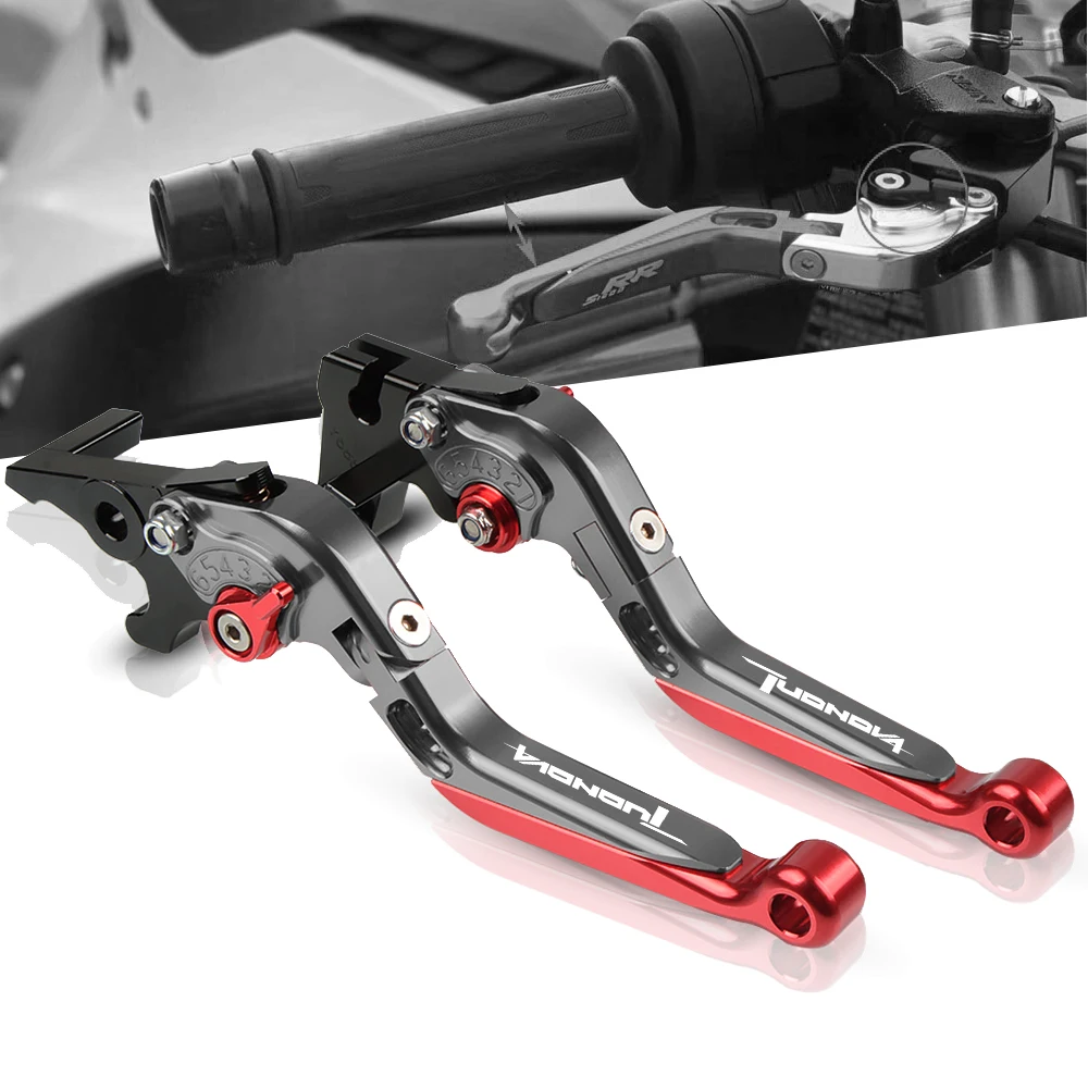

Motocycle Accessorise CNC Aluminum Adjustable Folding Brake Clutch Levers For Aprilia Tuono V4 R 2011-2014 Tuono V4 RR 2015-2019