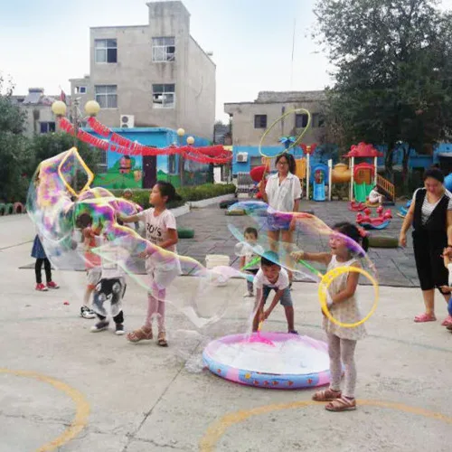 

Bubble Show Props Stall Bubble Concentration Square Night Market Stall Toy Large Bubble Water Bubble Circle Park Liquid