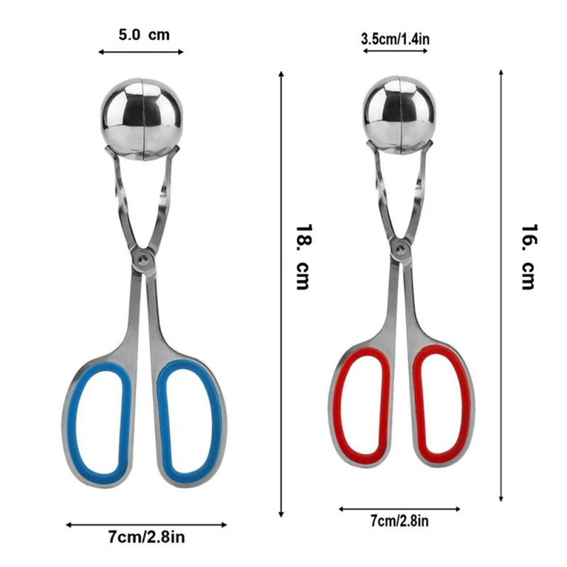 Устройство для приготовления мясных шариков из нержавеющей стали, рыба, форма для фрикаделек, кухонные гаджеты, инструменты для мяса, сделай сам, Мясные Шарики, мячи для приготовления мороженого