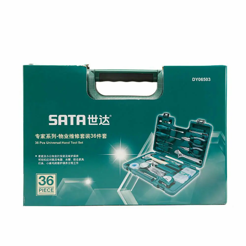 SATA 36 набор инструментов для ПК Комплект механика ручная Отвертка гаечный ключ домашняя Бытовая коробка