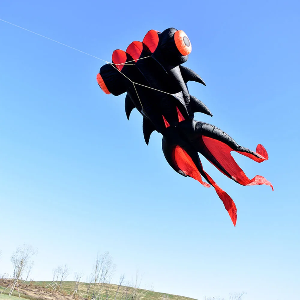 9m goldfish kite for audlts 37 square meter 3D large huge big solid soft inflatable show kites