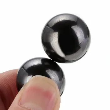 

2Pcs 20mm Magnetic Balls Round Shape Black Magnetic Round Ball Hematite Singing Magnets For Kids Boy Hobby Gifts