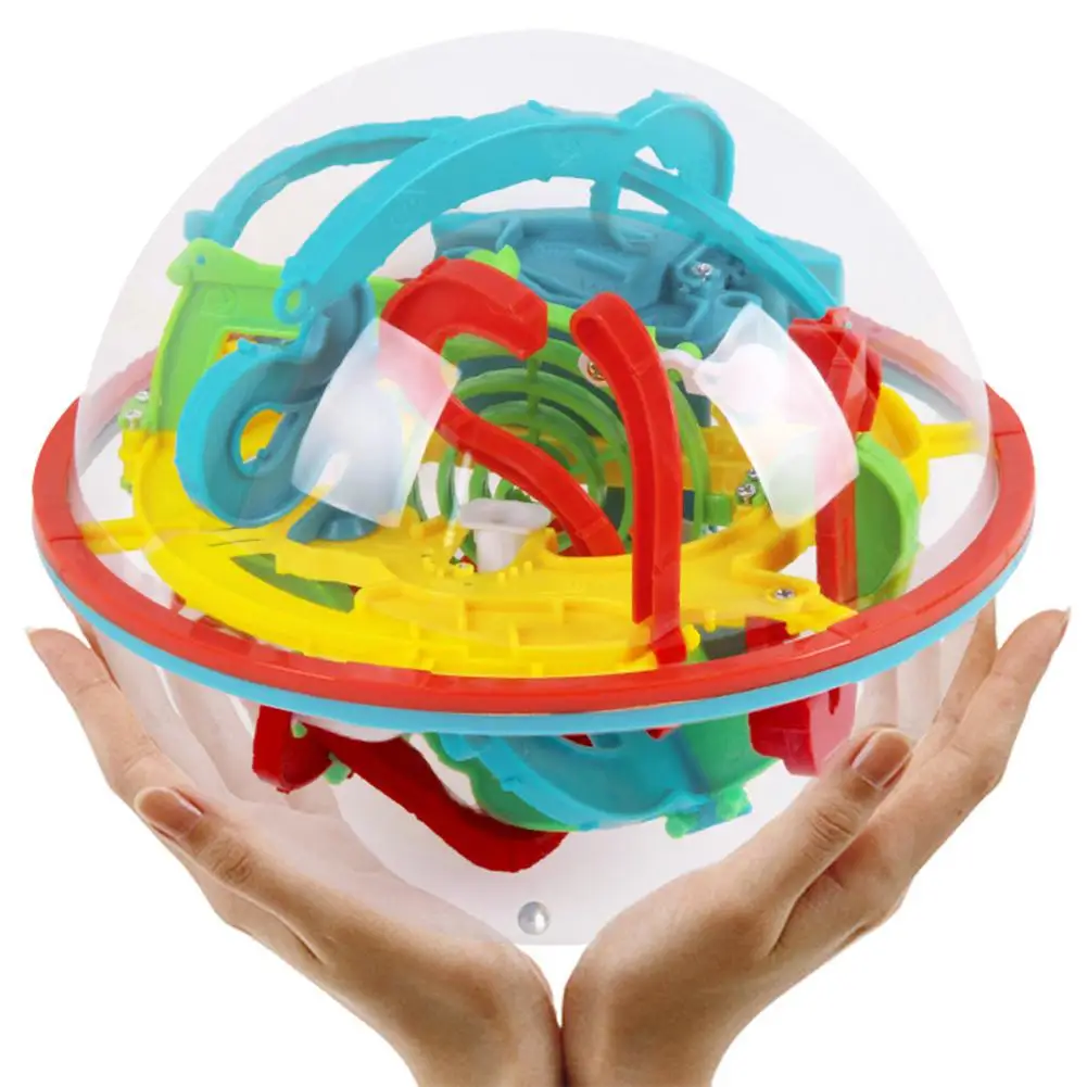 

118 Challenging Levels Magic 3D Maze Ball Interesting Labyrinth Puzzle Game Globe Toys