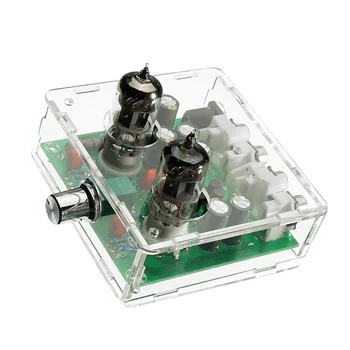 

1PC 6J1 Valve Tube Microphone / Headphone Stereo Amplifier Module AC 12V