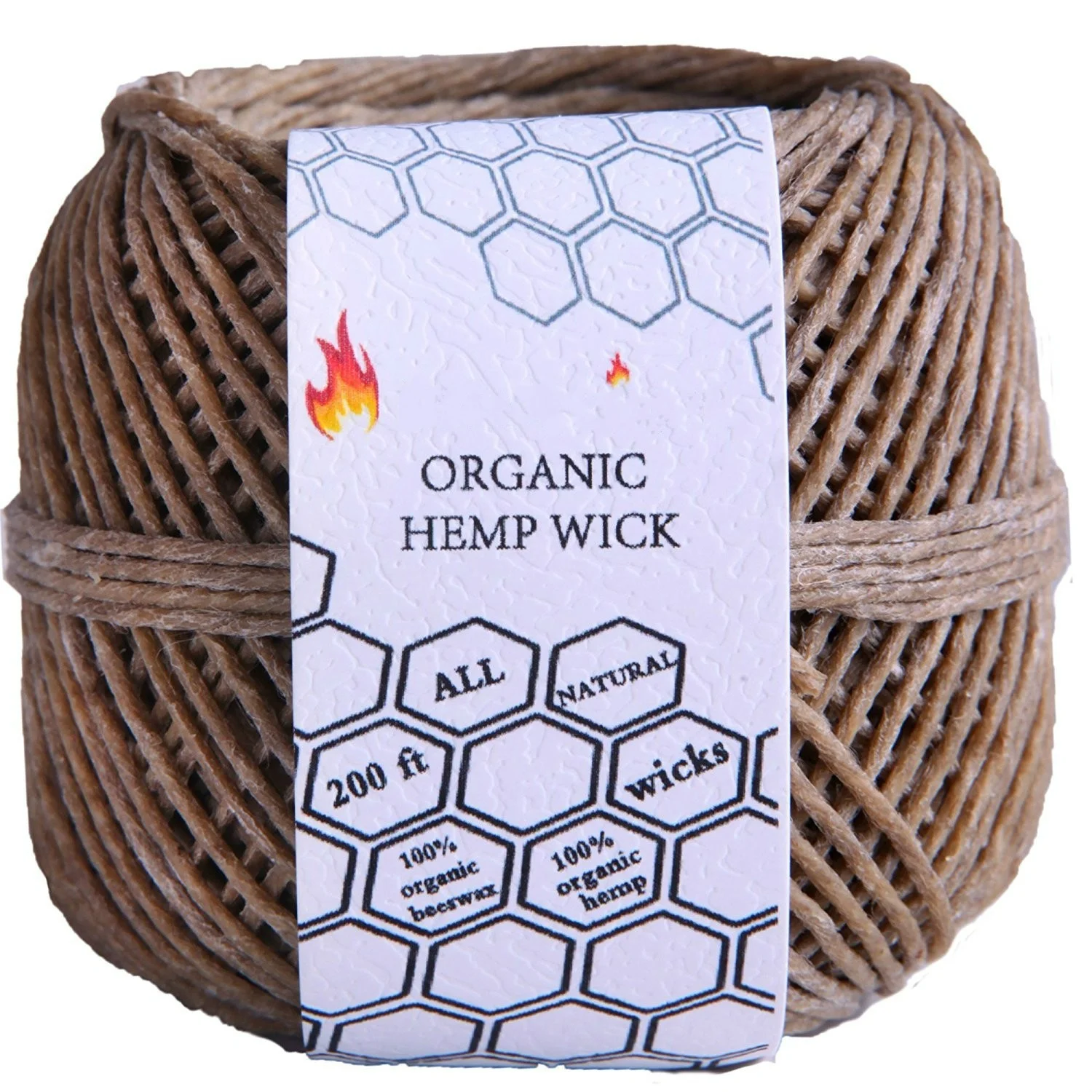 Organic Hemp Wick 200 FT Spool