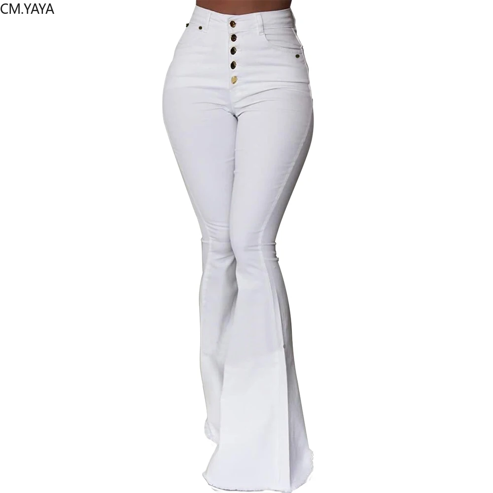 black bandage flared trousers