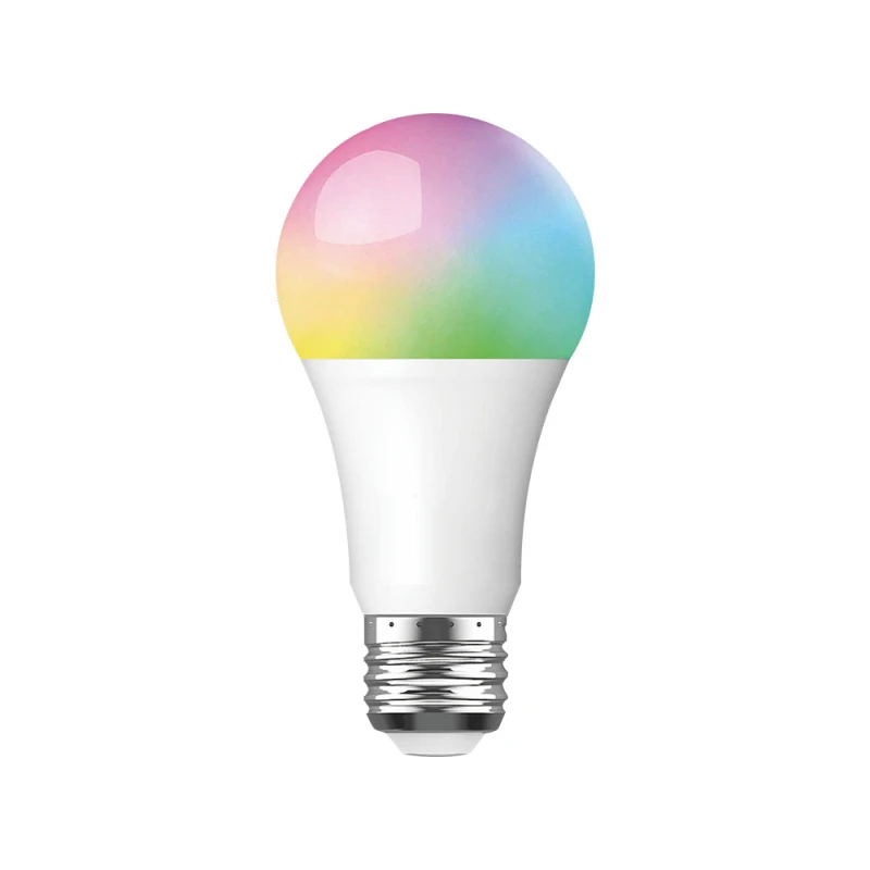 changeable OOBEST 9 Вт 85-264 в wifi-патрон, умный свет лампы E27/E26 светодиодный RGB цвета мягкое затемняемое освещение беспроводной пульт дистанционного управления Голосовое управление - Испускаемый цвет: changeable