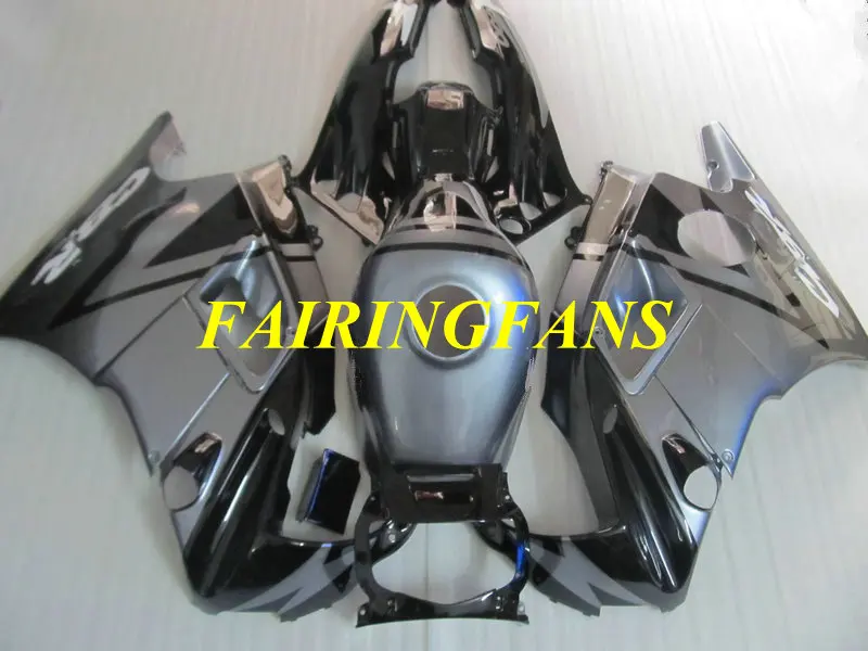 

Custom Fairing kit for HONDA CBR600F2 91 92 93 94 CBR 600 F2 CBR 600F2 CBR600 1991 1994 Black silver Fairing parts+gifts HS12