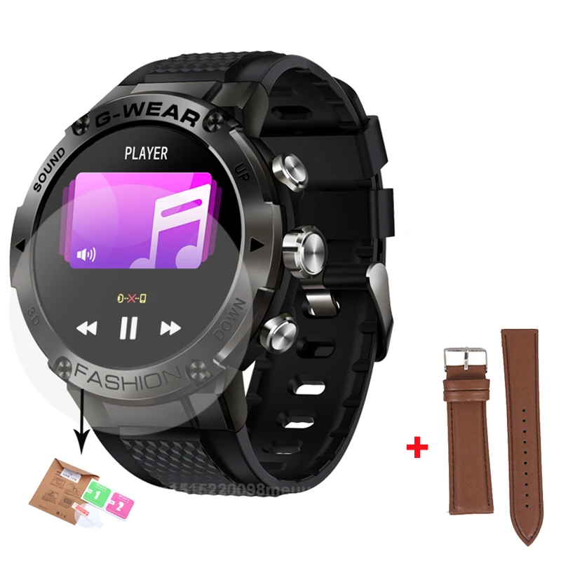 Sports Smart Watch Men BT Phone Call Customize Watch Faces Music Fitness Tracker Super Long Standby Smartwatch Android IOS K28H 