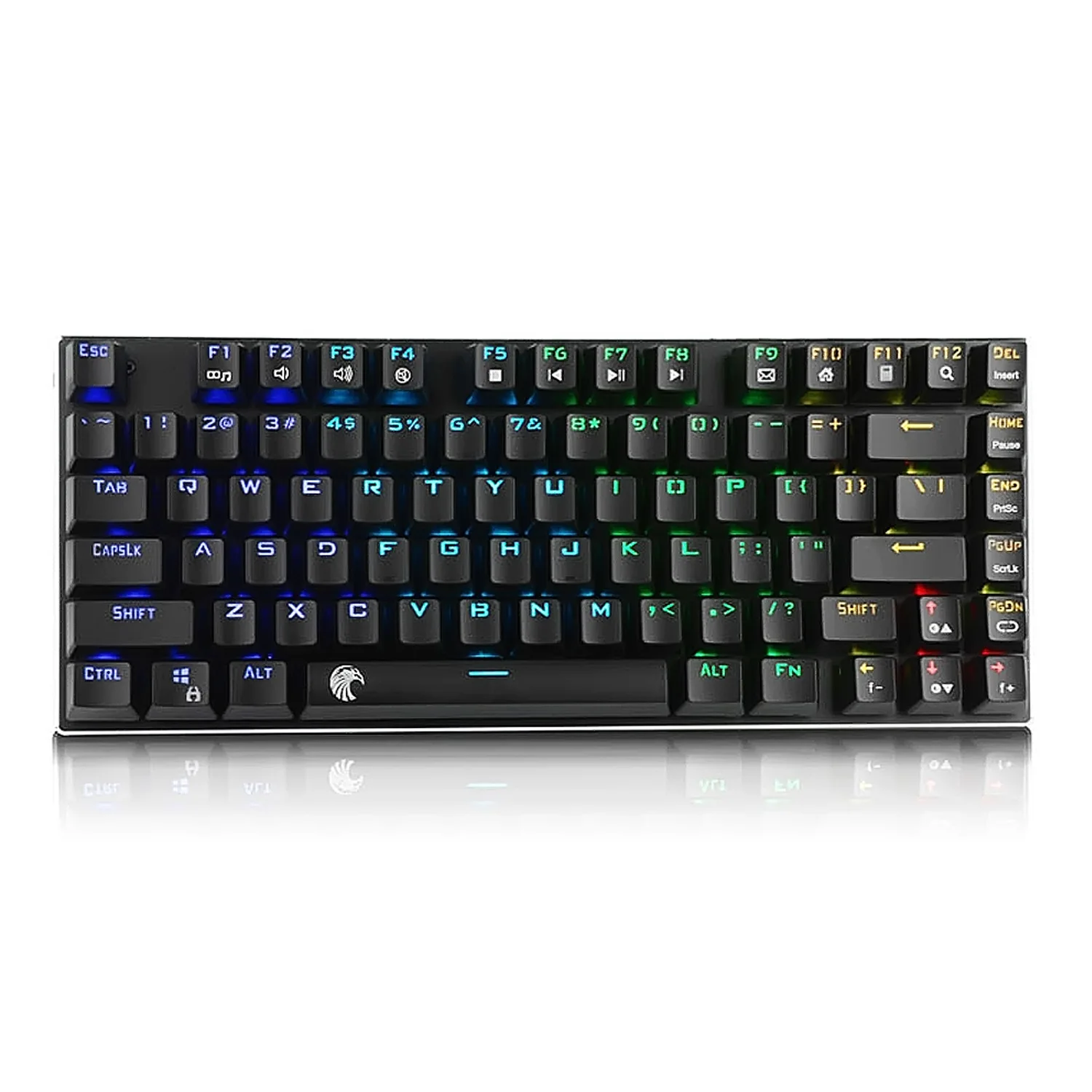 

E Element Z88 Straight A Student 81 Key Game Mechanical Keyboard Light Carriable Convenient Keyclick with Magnetic Ring RGB Shin