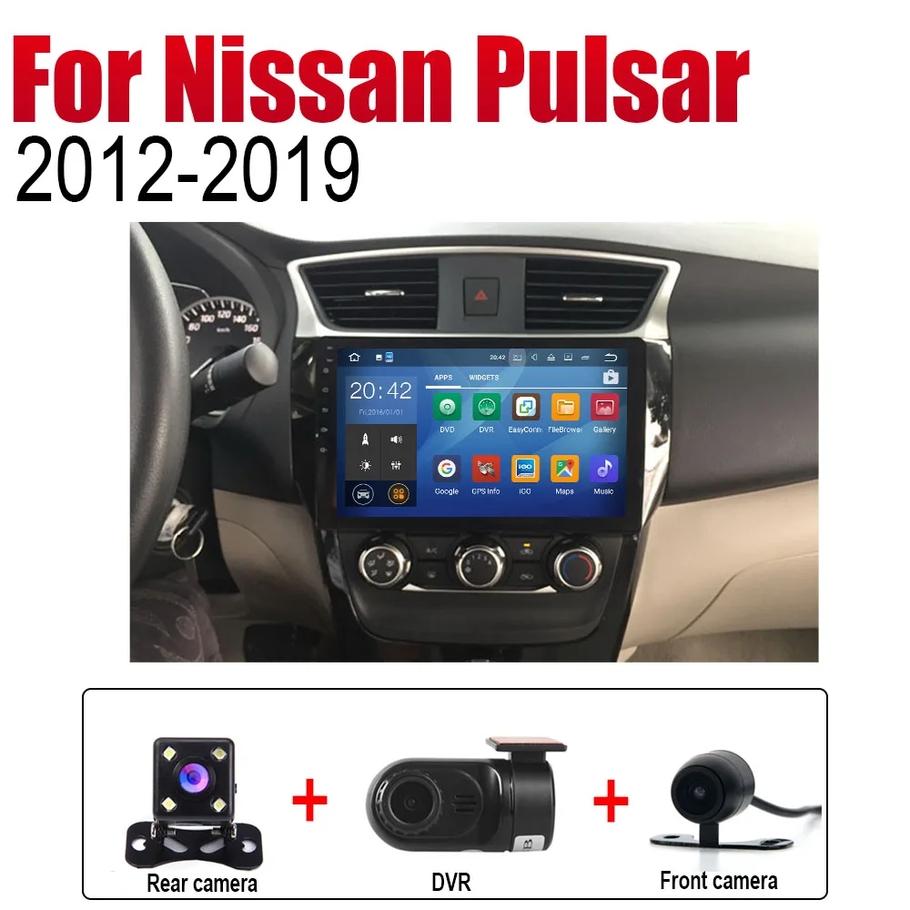 ZaiXi Android автомобильный gps Navi для Nissan Pulsar 2012~ плеер навигация WiFi Bluetooth mulitмедиа система аудио стерео эквалайзер - Цвет: Extra Items