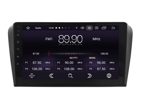 Новое поступление 9 дюймов Android 10,0 Автомобильный gps для MAZDA 3 2004-2009 автомобильный радиоприемник Автомобильная Мультимедийная лента рекордер bluetooth навигация