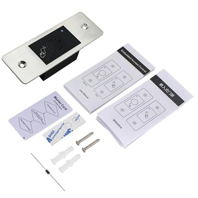 IP66 Waterproof Outdoor Use Embedded Biometric Fingerprint Access Controller Standalone RFID Card Door Access Control