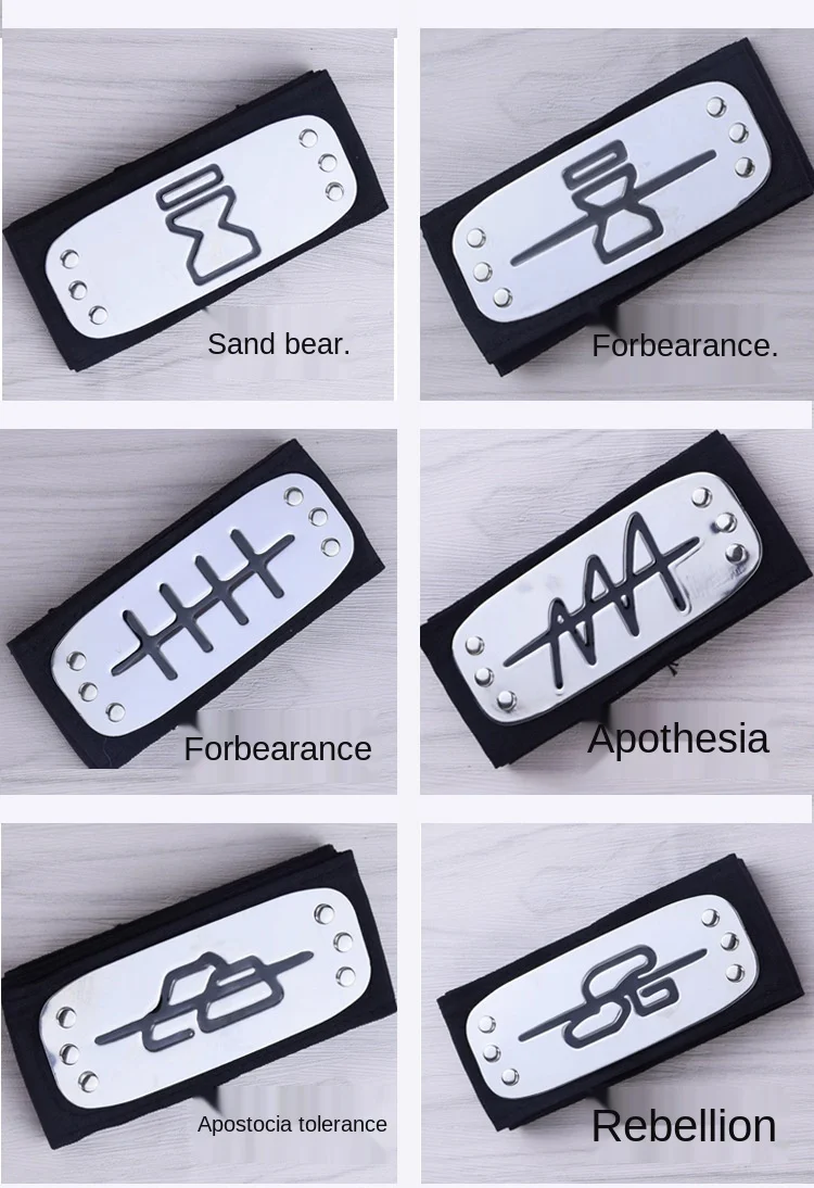 Cosplay&ware Ninja Forehead Protection Headband Cosplay Props Cartoon Role Play Costumes Children Hair Accessories -Zentai shop online H5d2d4c5312204ed4b8759a6599a2851dP.jpg