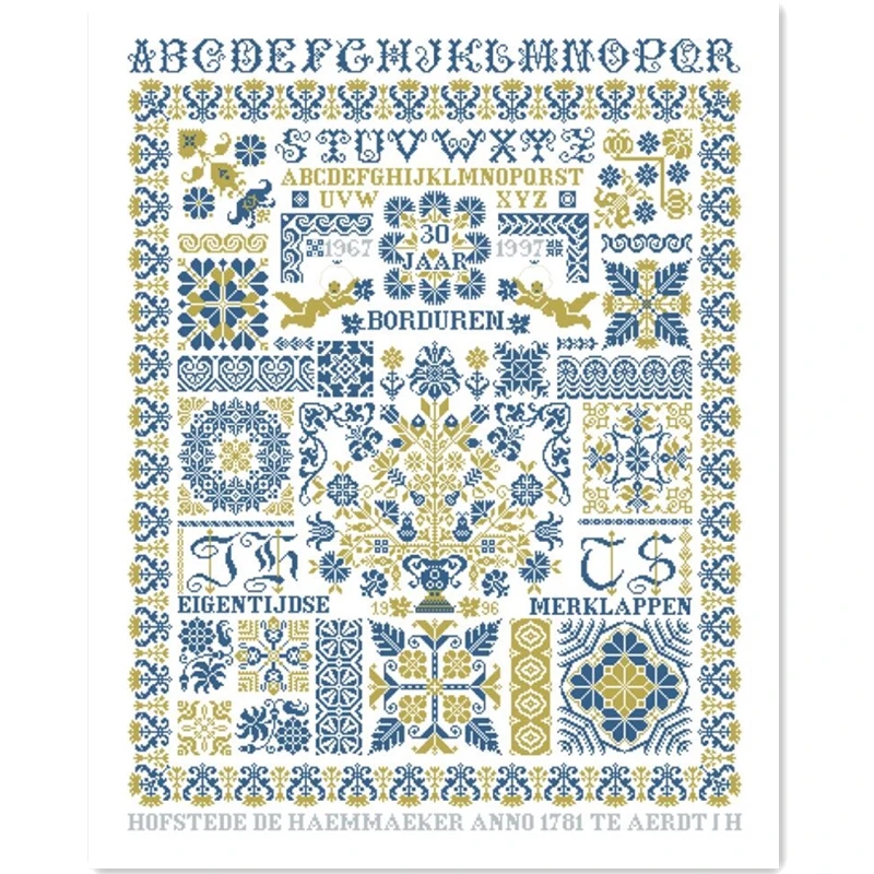 Clear stock Angel Garden cross stitch package simple 18ct 14ct 11ct white fabric cotton thread embroidery handmade needlework | Дом и сад