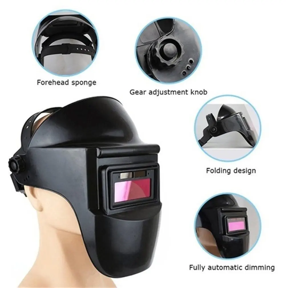 BK Сварочная маска с автоматическим затемнением очки анти-запеченные лица половина шлем на голову полная защита лица маска сварщик специальный