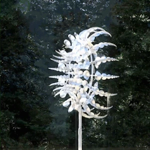 2021 Christmas Metal Windmill Magical Outdoor Kinetic Wind Spinners Dynamic Catchers Yard Patio Lawn Garden Decoration | Дом и сад