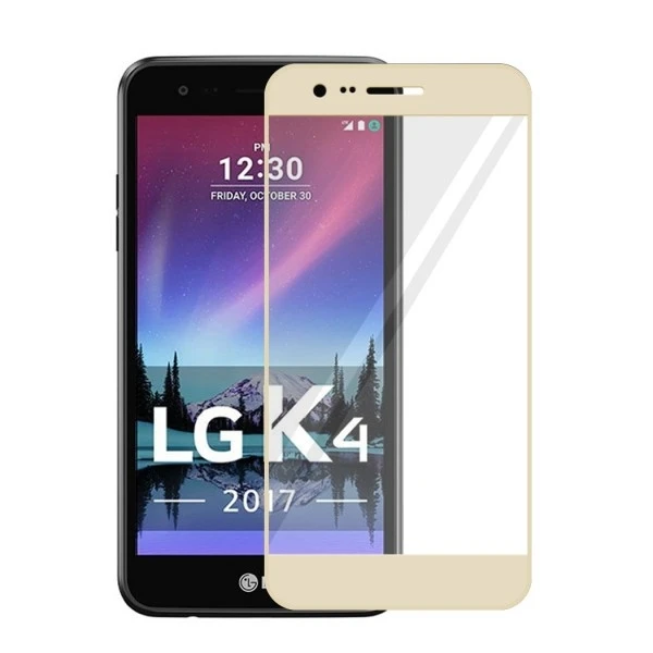 Pellicola Salvaschermo In Vetro Temperato Lg K4 2017 Dorata